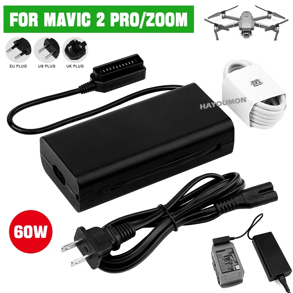 Fpv Drone Charger - For DJI Mavic 2 Pro/Zoom Drone