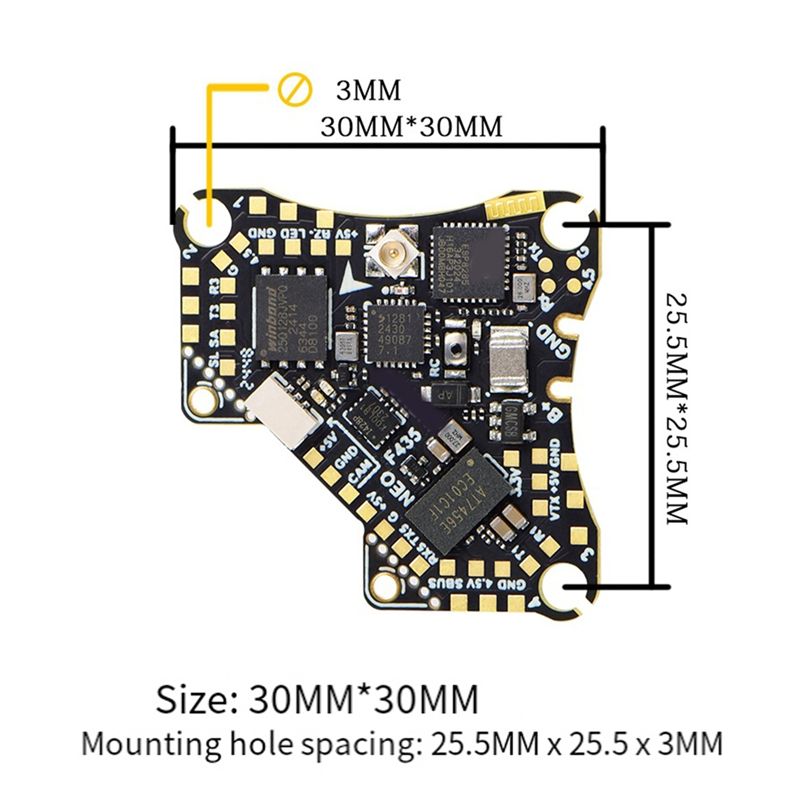 FBIL-F435 NEO 1S AIO Flight Co - Fpv Drone Flight Controller 评论和价格