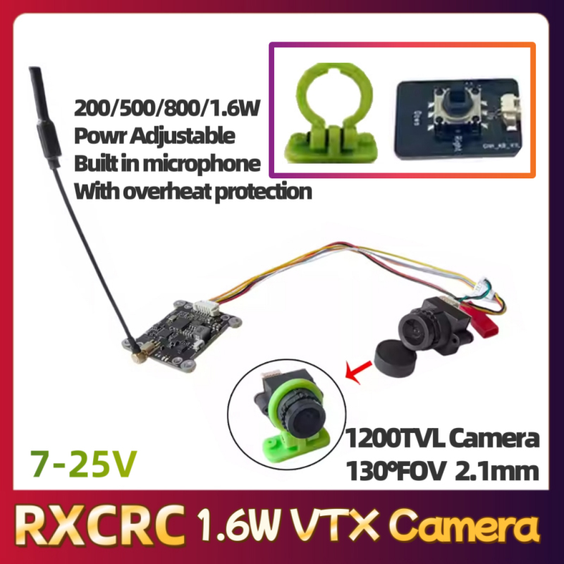 RXCRC 5.8G Module 48CH 1.6W VT - Fpv Drone Frame 评论和价格