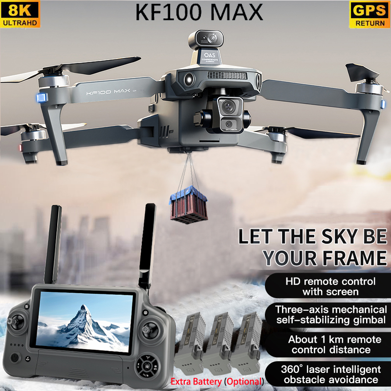 KF100 MAX GPS Drone 4K Camera  - Fpv Drone Charger 评论和价格