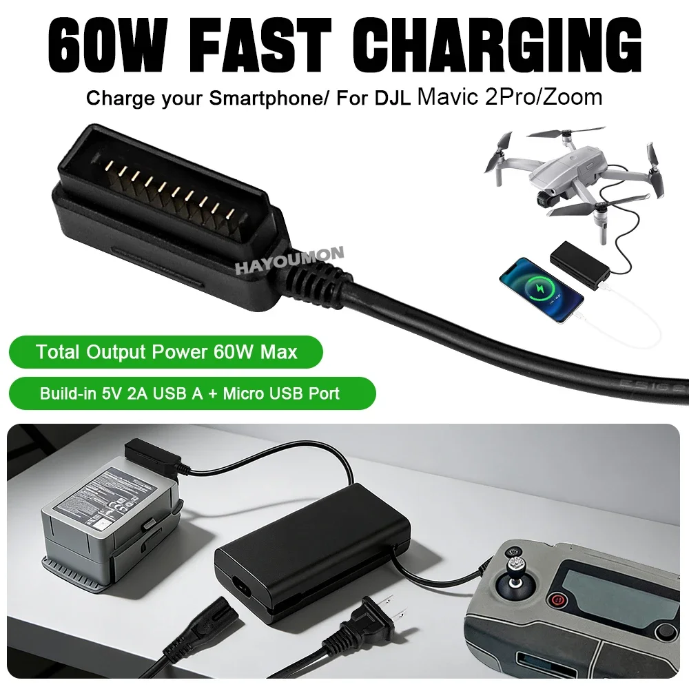 For DJI Mavic 2 Pro/Zoom Drone - Fpv Drone Charger 评论和价格