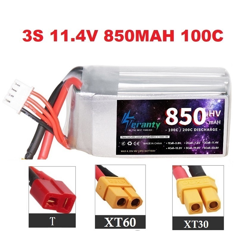 1/2/3PCS TERANTY 3S 11.4V Lipo - Fpv Drone Battery 评论和价格